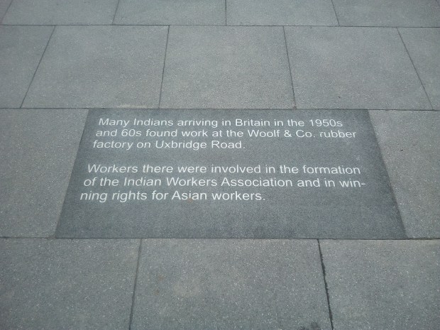 Pic.4 Engraved history in Southall's cobbled pavement (1)